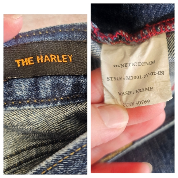 Genetic Denim Distressed Jeans Size 31 - Picture 4 of 16